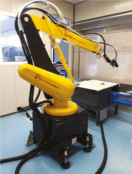 Robot de vopsire MRK cu autoinstruire